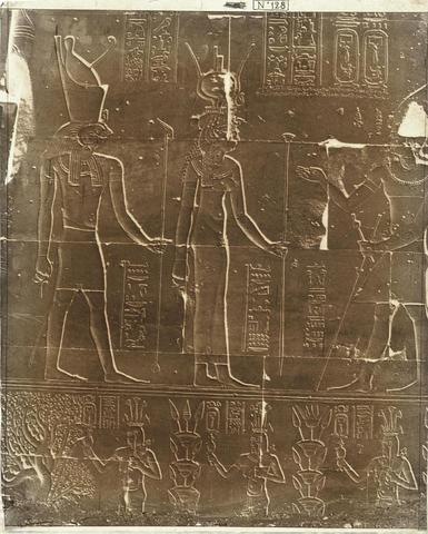 Felix Teynard - Dakkeh (Pselcis), Relief Sculptures on the Interior Walls of Noos Felix Teynard - Dakkeh (Pselcis), Relief Sculptures on the Interior Walls of Noos