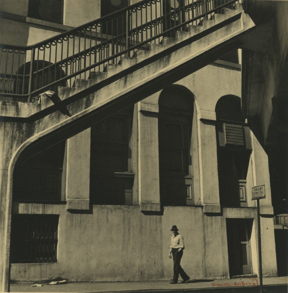 Kenneth Heilbron - Man Walking under Overpass, Probably Chicago, IL Kenneth Heilbron - Man Walking under Overpass, Probably Chicago, IL