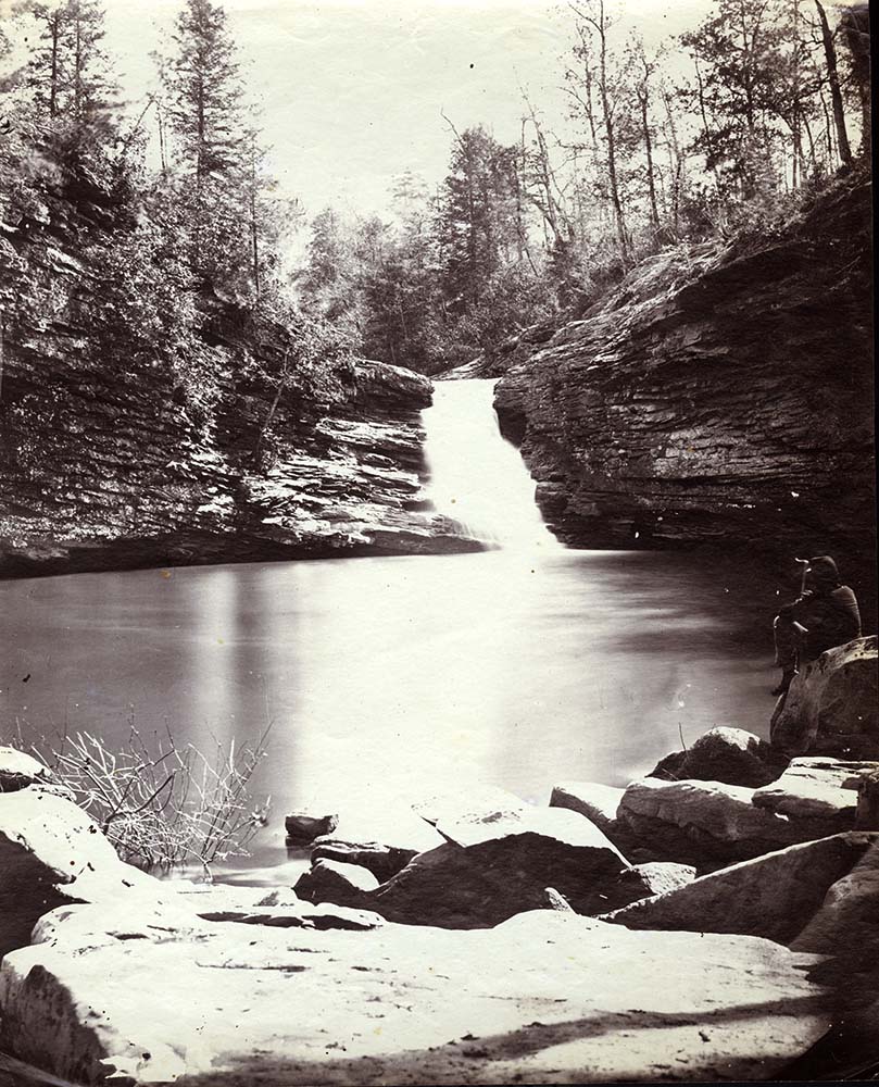 Isaac H. Bonsall - Soldiers at Lulah Lake, Lookout Mountain, GA Isaac H. Bonsall - Soldiers at Lulah Lake, Lookout Mountain, GA