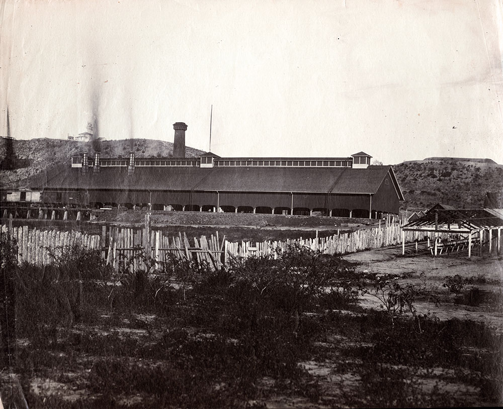 Isaac H. Bonsall - Backside of Maintenance Building, Chattanooga Railroad Yards, Tennessee Isaac H. Bonsall - Backside of Maintenance Building, Chattanooga Railroad Yards, Tennessee