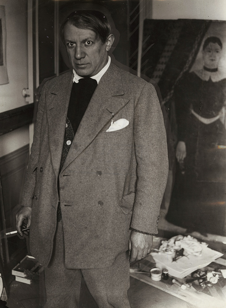 Photo Detail - Brassai (Gyula Halasz) - Portrait of Picasso in His Studio at 23 rue de La Boëtie, Paris Photo Detail - Brassai (Gyula Halasz) - Portrait of Picasso in His Studio at 23 rue de La Boëtie, Paris