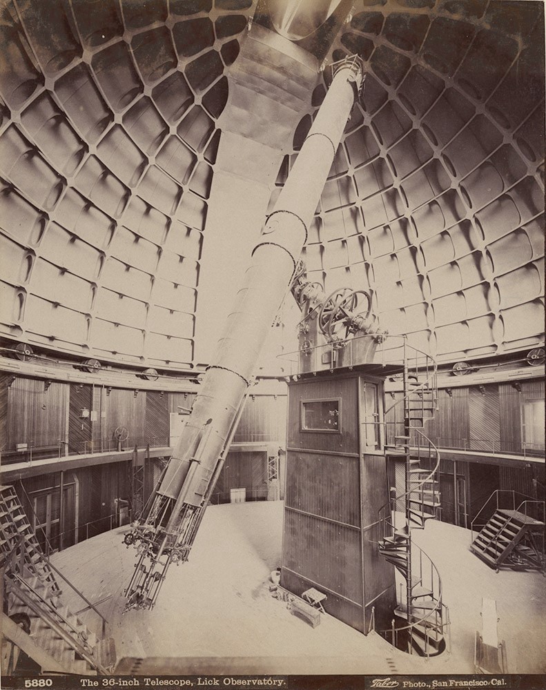 Photo Detail - Isaiah West Taber - The 36-inch Telescope, Lick Observatory, Mt. Hamilton, CA
