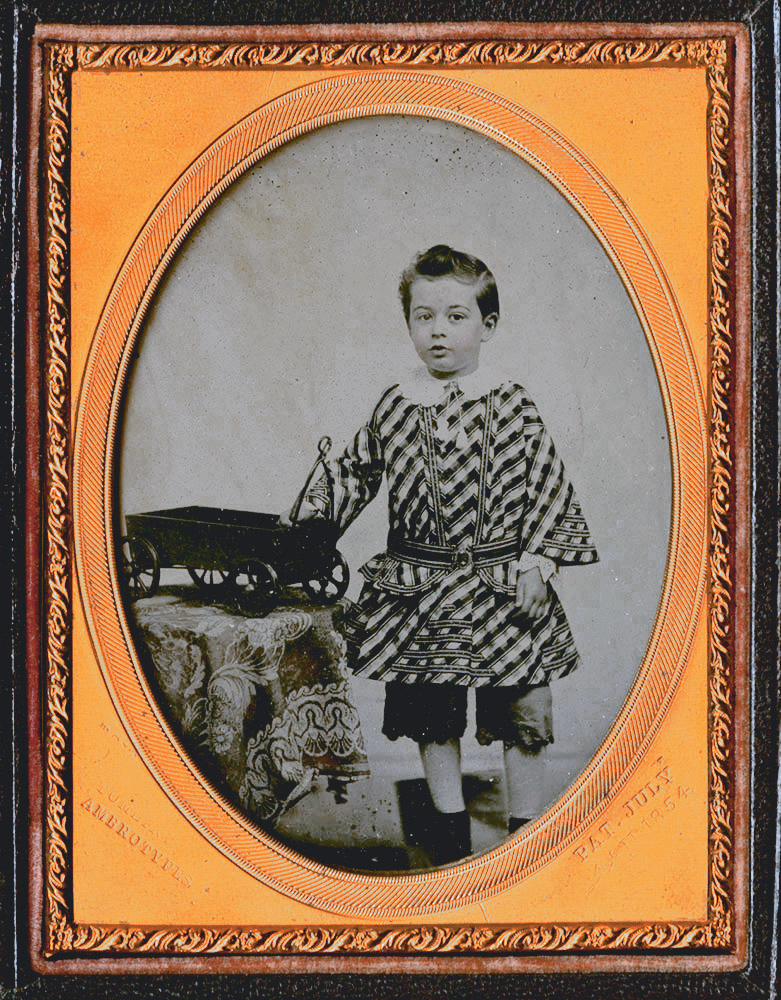 William A. Tomlinson - Boy with Metal Wagon William A. Tomlinson - Boy with Metal Wagon