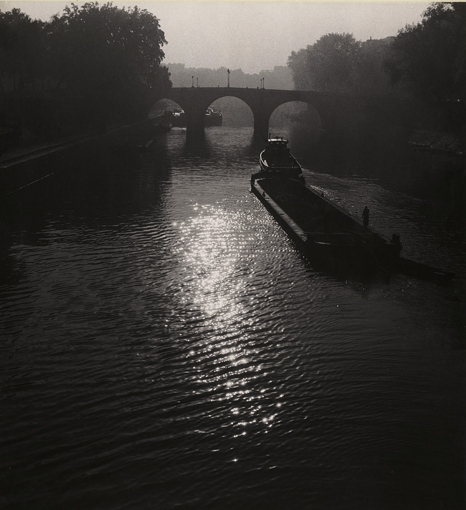 Photo Detail - Albert Monier - Barges on the Seine, Paris