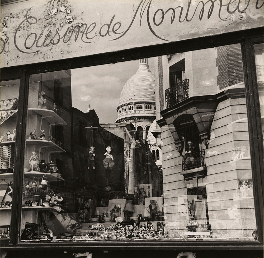 Photo Detail - Albert Monier - A Reflection of Sacré-Cœur in a Paris Toy Store Window