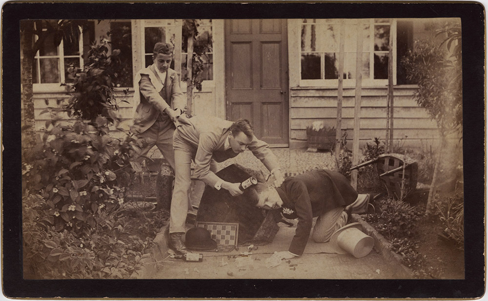 Photo Detail - Anonymous - Staged Fight Breaks out over Drinking and Chess Game