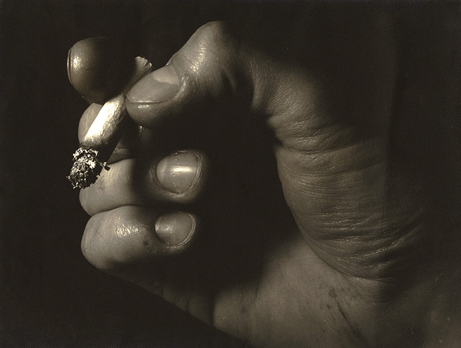 Paul Bertrand - Close-up of a Hand and Cigarette Paul Bertrand - Close-up of a Hand and Cigarette