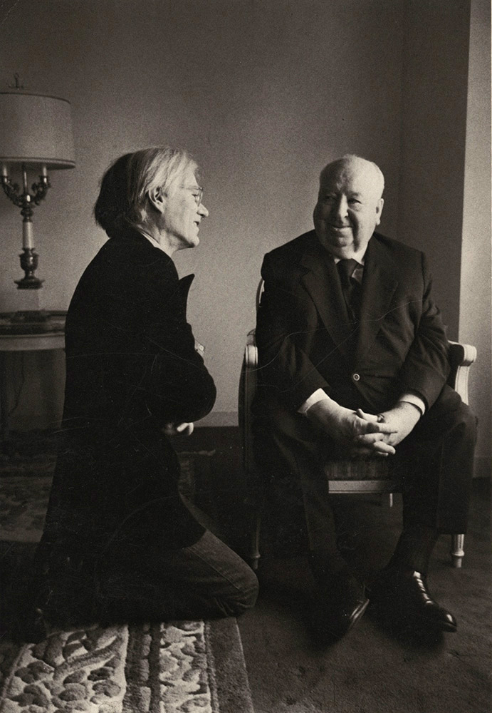 Jill Krementz - Andy Warhol and Alfred Hitchcock, New York City Jill Krementz - Andy Warhol and Alfred Hitchcock, New York City