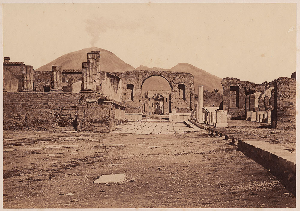 Photo Detail - Anonymous - Four Early Views of Pompeii Photo Detail - Anonymous - Four Early Views of Pompeii