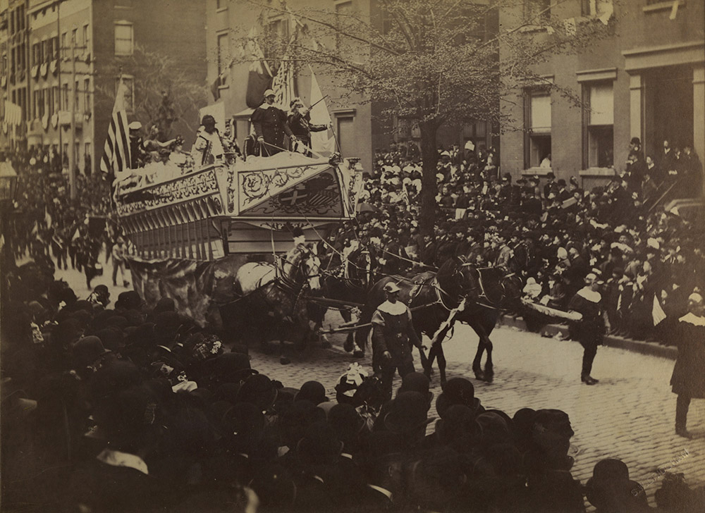 Photo Detail - Samuel W. Bridgham - Group of Four Images of Civic Parade in NYC from Centennial of Washington's Inauguration