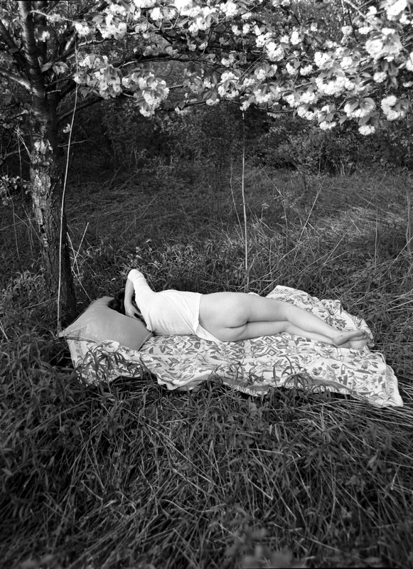 Stanko Abadžic - Female Nude in the Woods Stanko Abadžic - Female Nude in the Woods