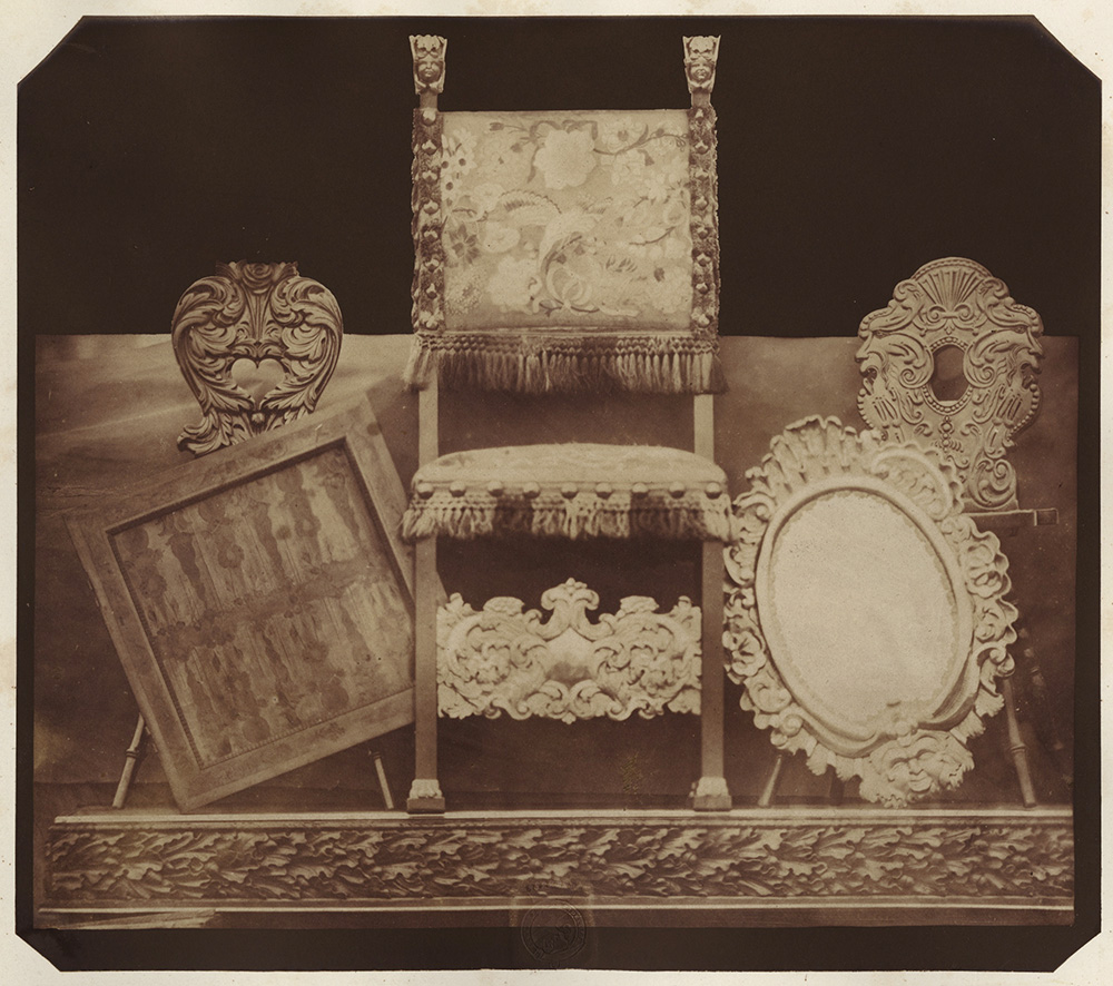 Photo Detail - Ludwig Belitski - Three Chairs, Half a Folding Backgammon Board and a Mirror