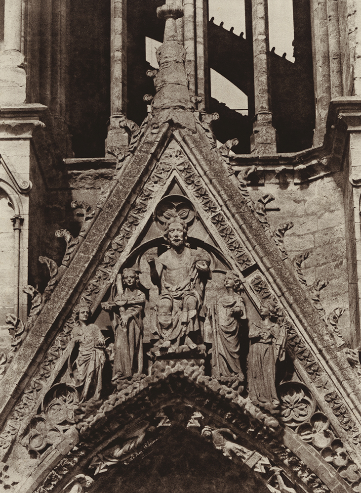 Henri Le Secq - Reims. Cathédrale Notre-Dame. Tour Nord. 2e étage du côté oriental, la galerie des rois