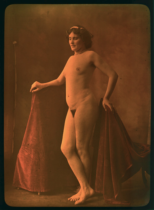 Anonymous - Standing Female Nude with Drapery over Chairs Anonymous - Standing Female Nude with Drapery over Chairs