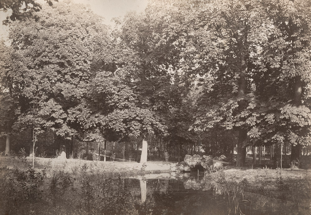 Charles Marville (dit), Charles-François Bossu - Pont de Rochers, Bois de Boulogne Charles Marville (dit), Charles-François Bossu - Pont de Rochers, Bois de Boulogne