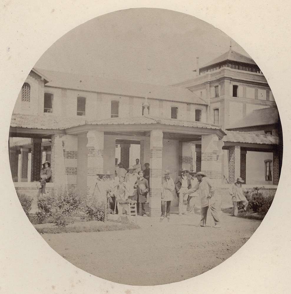 Charles Negre - Outside Vincennes Imperial Asylum Charles Negre - Outside Vincennes Imperial Asylum