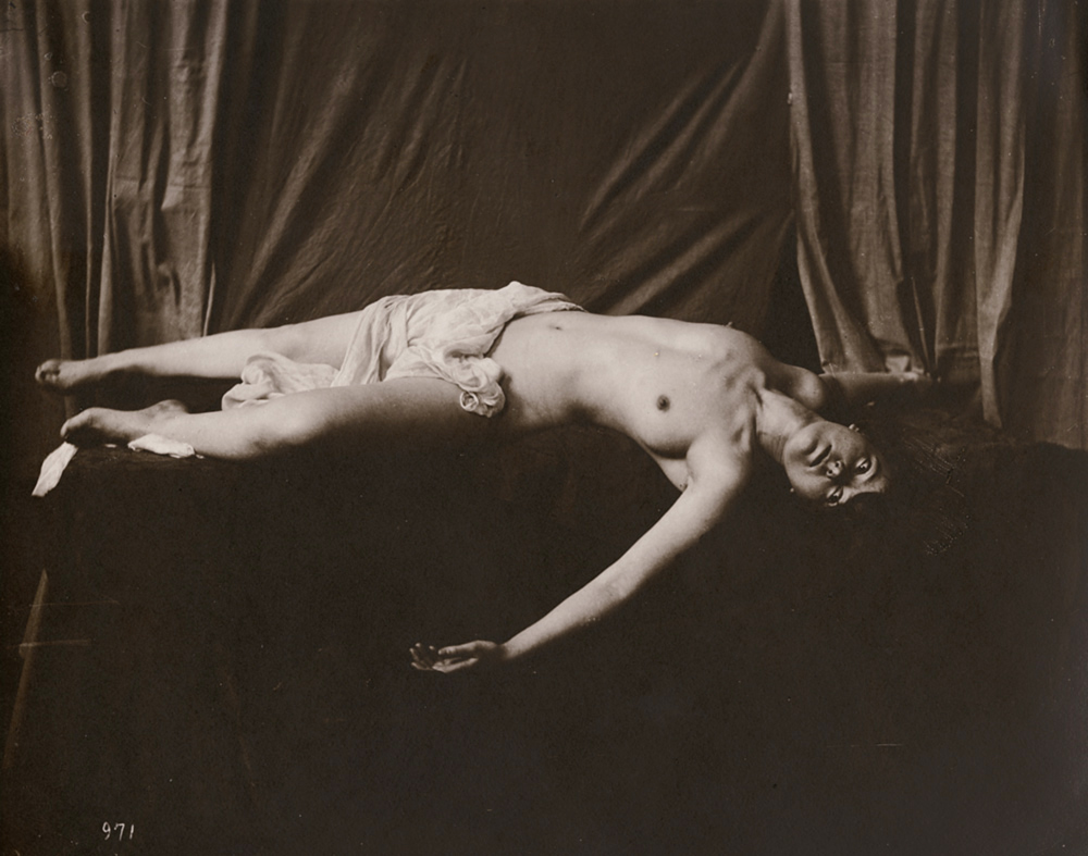 Anonymous - Draped Reclining Female Nude Anonymous - Draped Reclining Female Nude