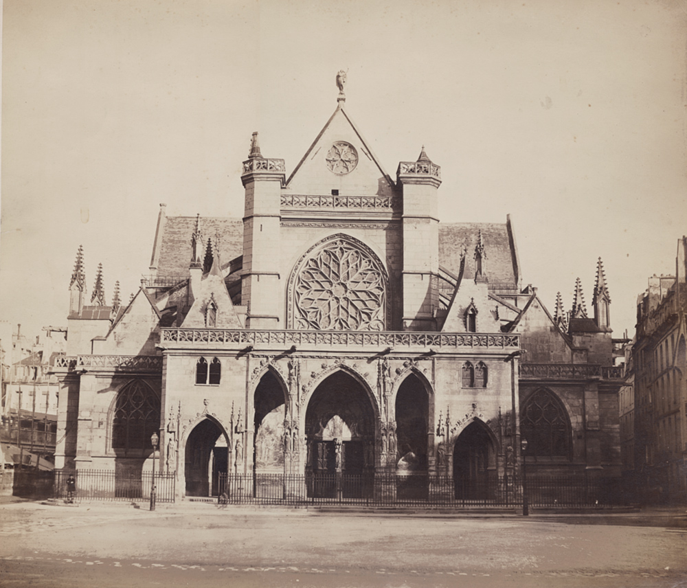Gustave Le Gray - Church of Saint-Germain-l'Auxerrois, Paris Gustave Le Gray - Church of Saint-Germain-l'Auxerrois, Paris