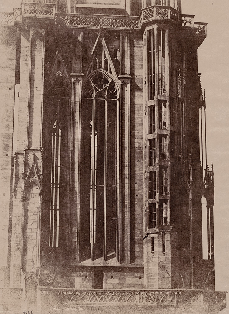 Henri Le Secq - Strasbourg Cathdral Bell Tower in the Central Portal Henri Le Secq - Strasbourg Cathdral Bell Tower in the Central Portal