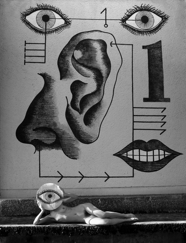 Stanko Abadžic - Untitled (Nude, Part of Surreal Backdrop) Stanko Abadžic - Untitled (Nude, Part of Surreal Backdrop)