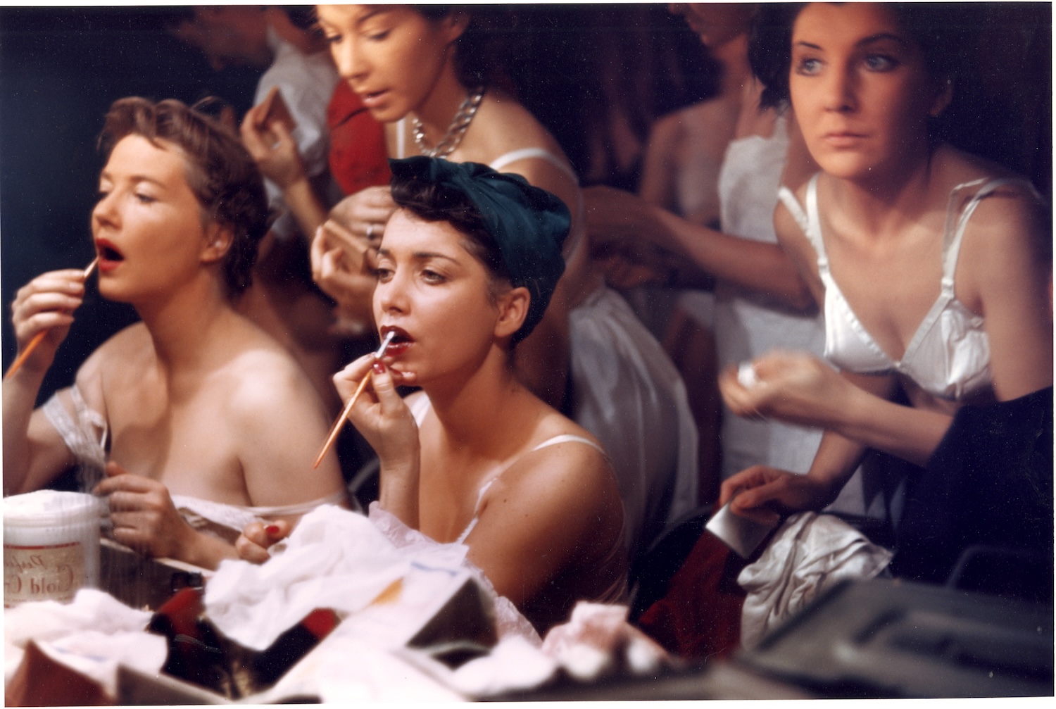 Lisa Larsen - Actresses Applying Makeup for TV Play, New York