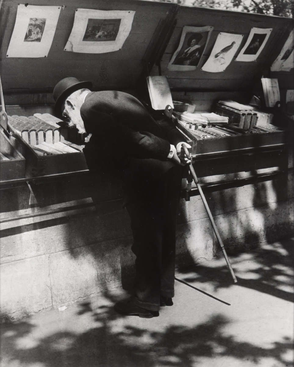 Brassai (Gyula Halasz) - Professor Louis Dimier, a Member of l'Institute, by the Seine, Paris