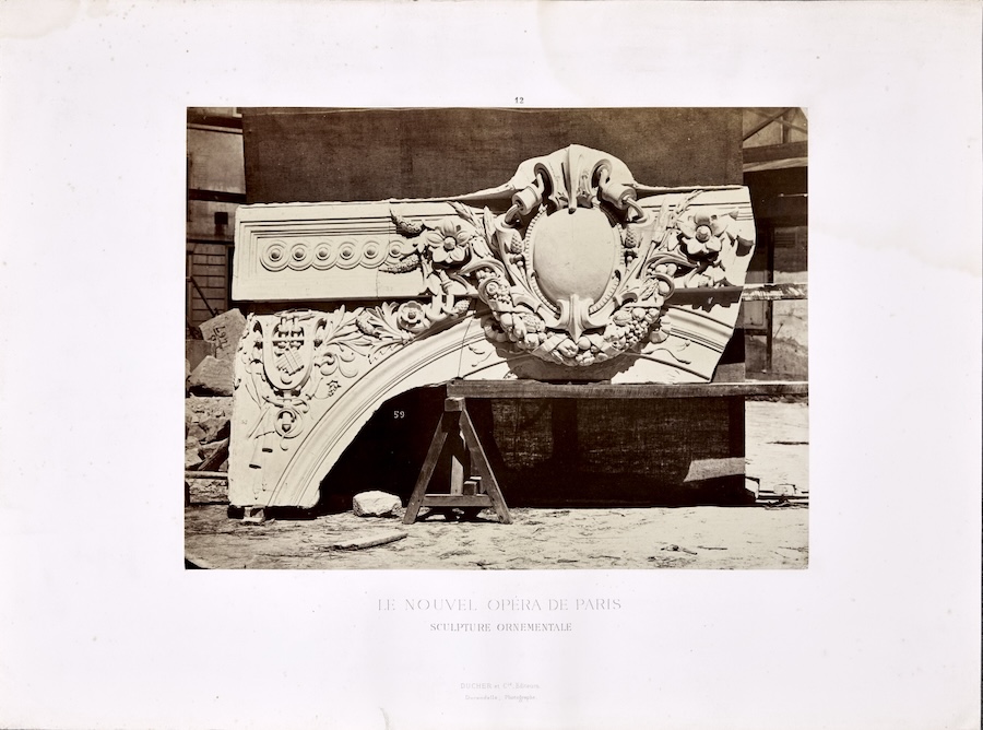 Photo Detail - Louis-Émile Durandelle - Le Nouvel Opera de Paris, Sculpture Ornementale Photo Detail - Louis-Émile Durandelle - Le Nouvel Opera de Paris, Sculpture Ornementale