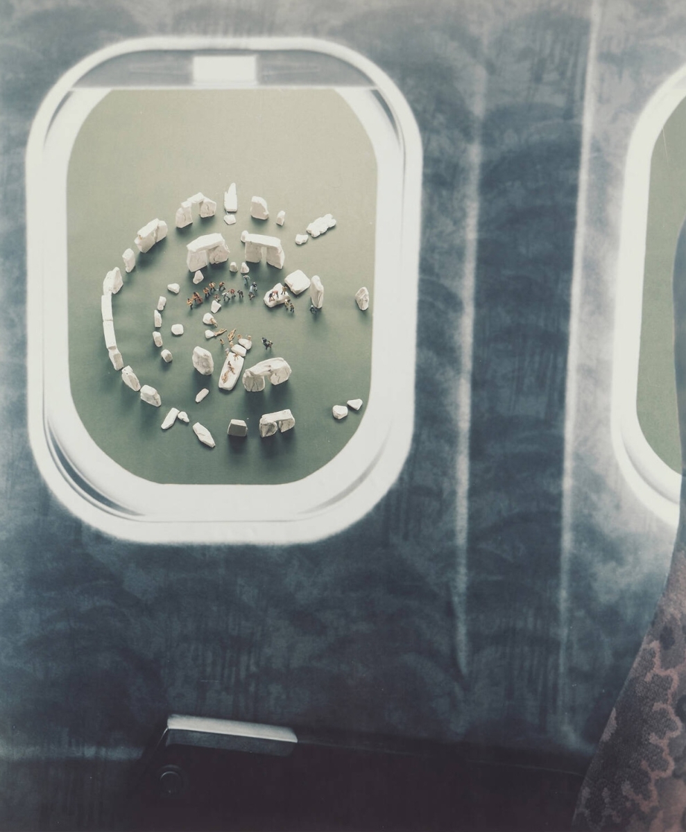 Patrick Nagatani. - Airplane Window #3, Banking over Wiltshire Patrick Nagatani. - Airplane Window #3, Banking over Wiltshire