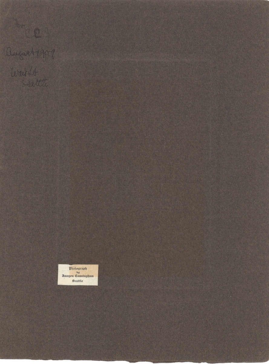 Photo Detail - Imogen Cunningham - Martha Folsom Marple with Son Elliott Marple Standing in Old Marple Crib