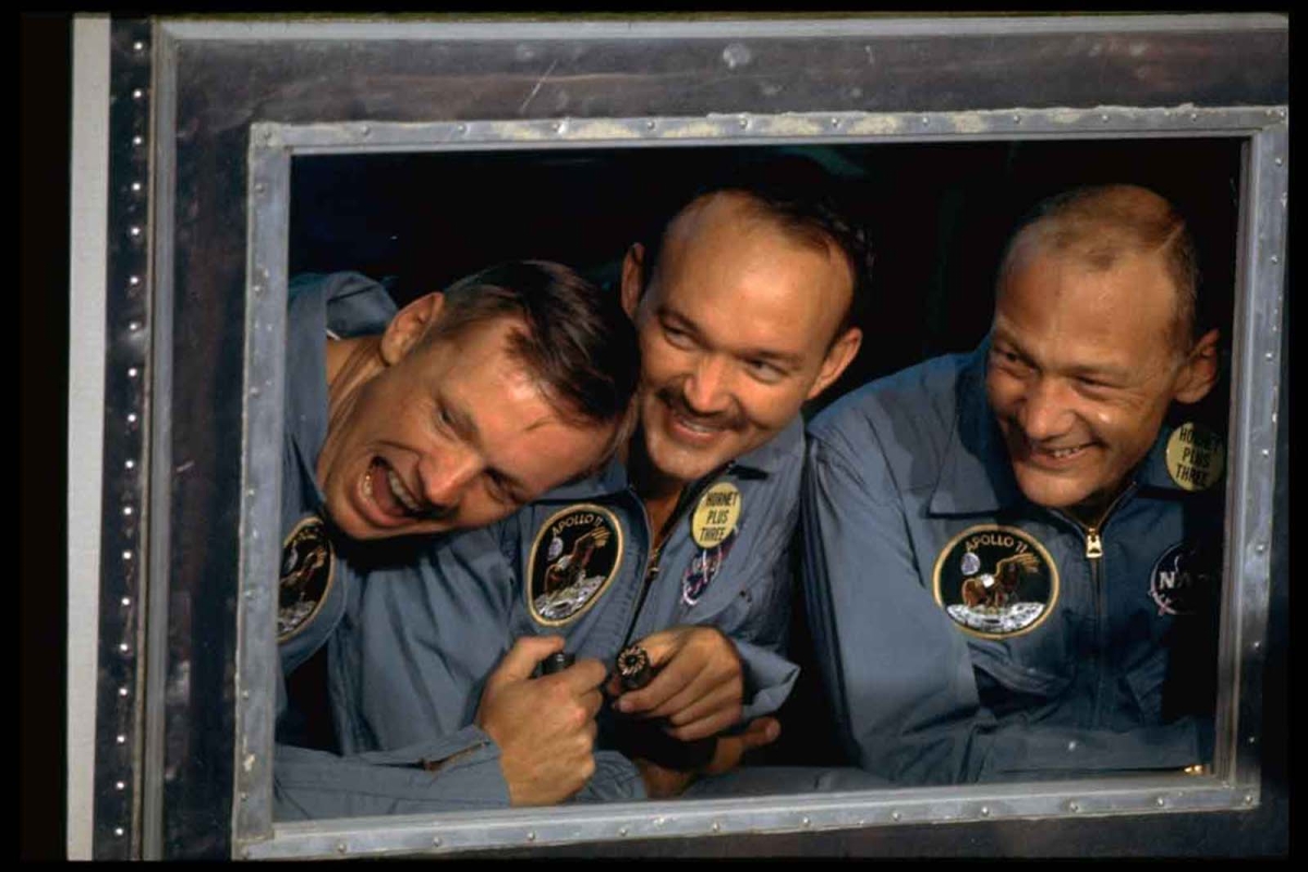 NASA - Apollo 11 Astronauts Buzz Aldrin, Mike Collins, and Neil Armstrong