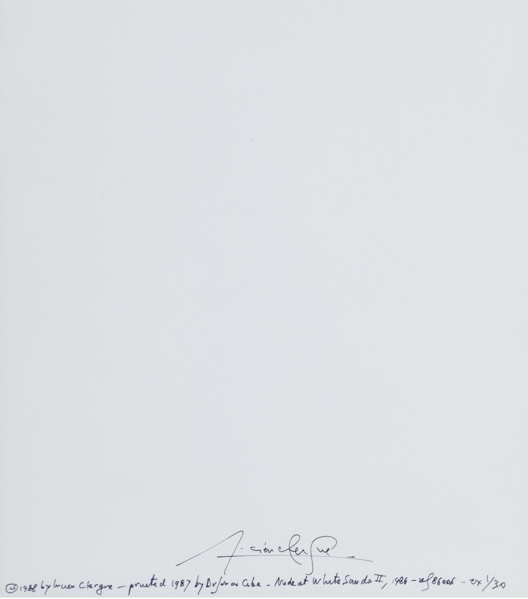 Photo Detail - Lucien Clergue - Nude at White Sands II