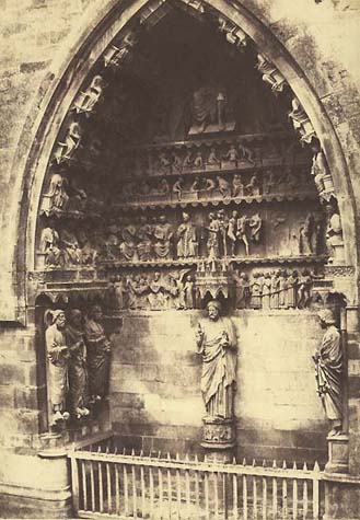 Charles Marville (dit), Charles-François Bossu - Cathedrale de Reims (Portail) Charles Marville (dit), Charles-François Bossu - Cathedrale de Reims (Portail)
