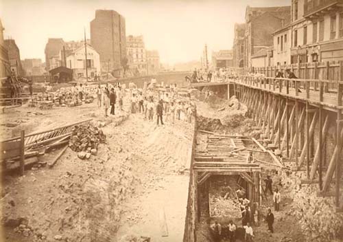 Hippolyte-Auguste Collard - Construction of an Urban Tunnel, France