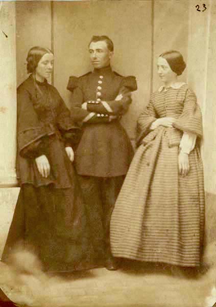 Jean-Baptiste Frenet - Portrait of Two Women and a Military Man Jean-Baptiste Frenet - Portrait of Two Women and a Military Man