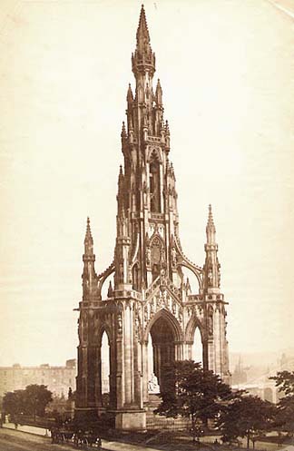 George Washington Wilson - Sir Walter Scott's Monument, Edinburgh George Washington Wilson - Sir Walter Scott's Monument, Edinburgh