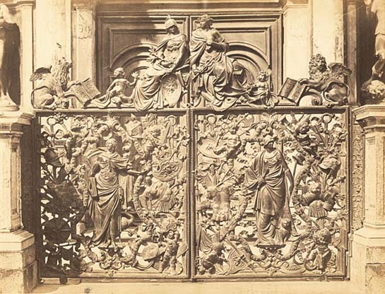 Carlo Ponti - Bronze Gates of the Loggetta, Venice Carlo Ponti - Bronze Gates of the Loggetta, Venice