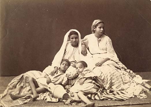 Anonymous - Algerian Woman with Three Children Anonymous - Algerian Woman with Three Children