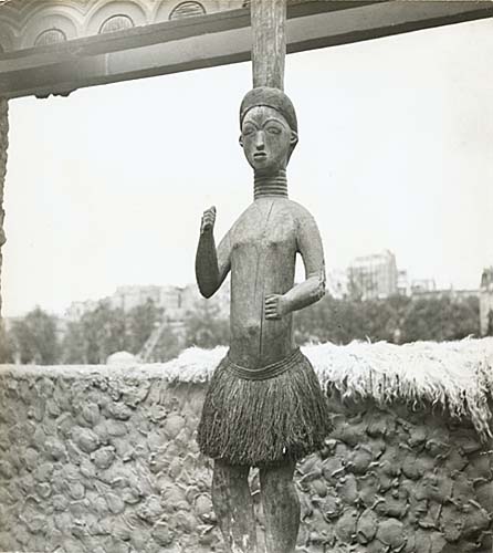 Denise Bellon - Carved African Figure
