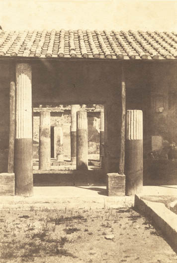 Gustave Le Gray/Firmin-Eugène Le Dien - Ruined Columns at Pompeii