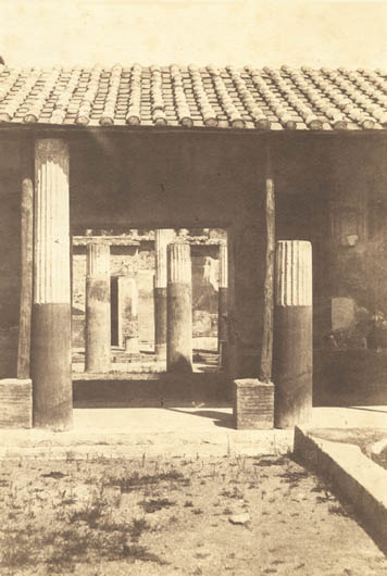 Gustave Le Gray / Firmin-Eugène Le Dien - Ruined Columns at Pompeii Gustave Le Gray / Firmin-Eugène Le Dien - Ruined Columns at Pompeii