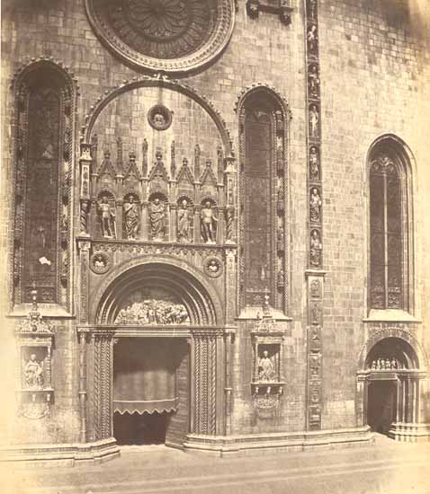 Photo Detail - Domenico Bresolin - Church Door, Possibly in Pavia