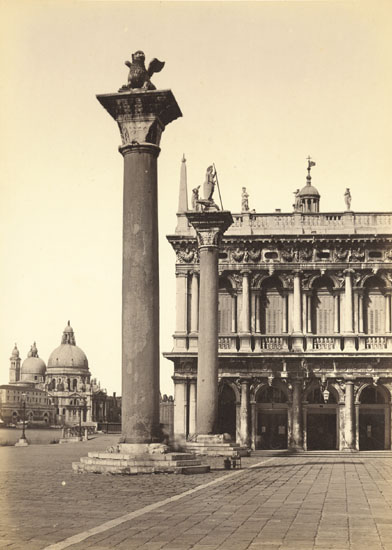 Anonymous - Columns in St. Marks Square, Venice