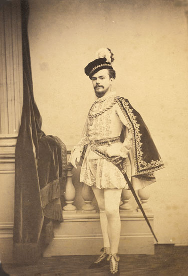 Duc de Massa - Self Portrait in Theatrical Costume and Sword