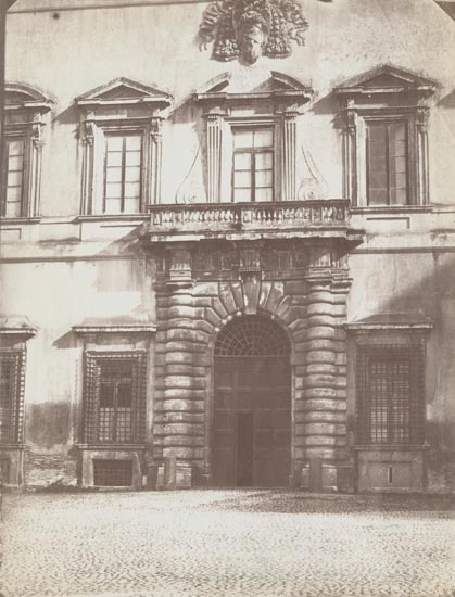 Photo Detail - Gustave Eugene (born Emilio) Chauffourier - Principal Entrance to Palazzo Laterano in Piazza San Giovanni in Laterano, Rome Photo Detail - Gustave Eugene (born Emilio) Chauffourier - Principal Entrance to Palazzo Laterano in Piazza San Giovanni in Laterano, Rome
