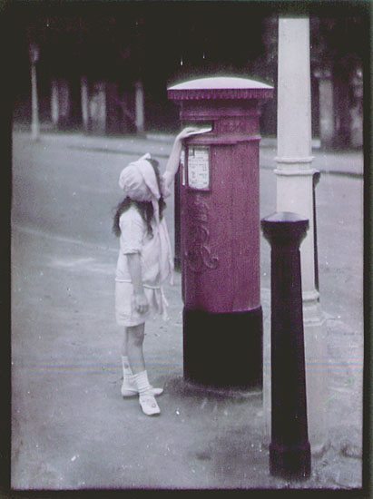 Anonymous - Little Girl Posting a Letter Anonymous - Little Girl Posting a Letter