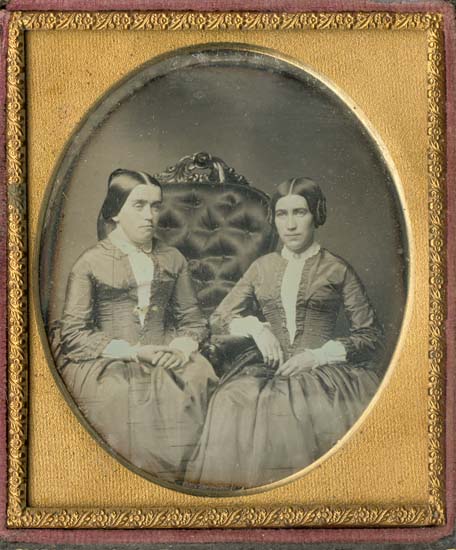 Anonymous - Two Sisters in Ornate Love Seat