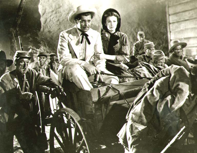 Clarence Sinclair Bull or Fred Parrish - Clark Gable and Vivien Leigh in Gone with the Wind