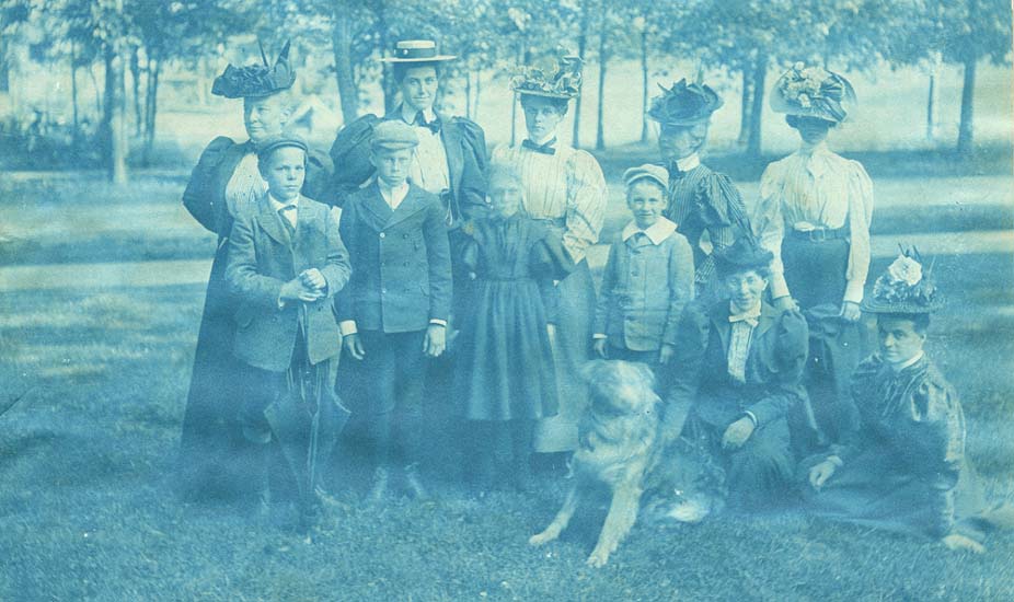 Photo Detail - Anonymous - Women, Children and a Dog