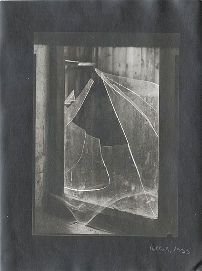 Petr Helbich - Broken Window with Cobweb