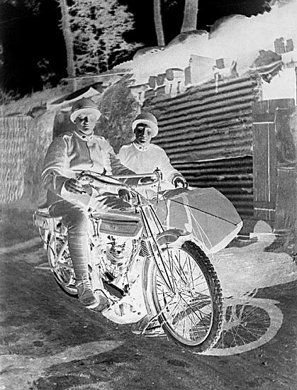 Anonymous - Italian Soldiers on Motor Bikes, WWI Anonymous - Italian Soldiers on Motor Bikes, WWI